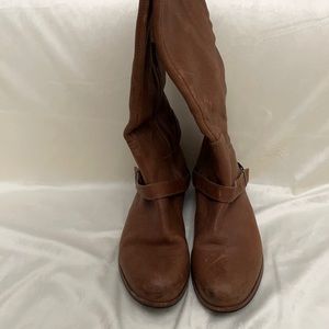 Ugg leather riding boots size 10. Never worn!